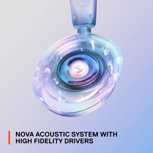 SteelSeries Arctis Nova 1 Multi-System Gaming Headset — Hi-Fi Drivers — 360° Spatial Audio — Comfort Design — Durable — Ultra Lightweight — Noise-Cancelling Mic — PC, PS5/PS4, Switch, Xbox - White - Image 4