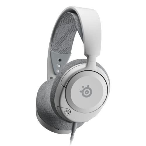 SteelSeries Arctis Nova 1 Multi-System Gaming Headset — Hi-Fi Drivers — 360° Spatial Audio — Comfort Design — Durable — Ultra Lightweight — Noise-Cancelling Mic — PC, PS5/PS4, Switch, Xbox - White - Image 3