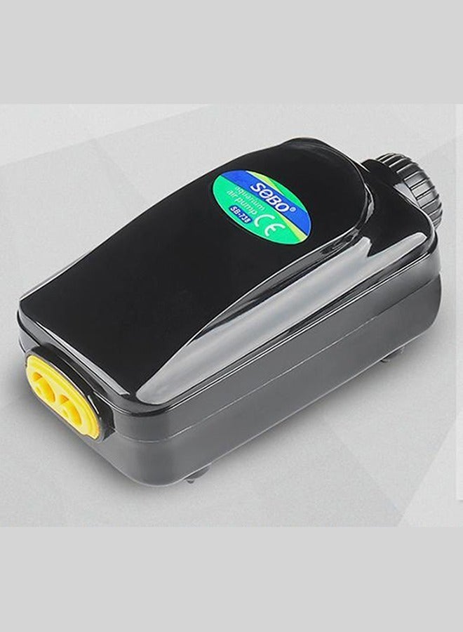 SOBO SB-738 3.5 واط منافذ مزدوجة قابلة للتعديل تدفق صامت حوض السمك مضخة هواء خزان الأسماك - Image 2