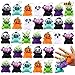 JOYIN 28 PCS Halloween Mini Plush Toy Assortment with 7 Characters Mini Halloween Plush Toy Bulk for Kids Trick or Treating Classroom Party Favors Supplies Prizes Goodie Bag Stuffers Fillers - Image 2