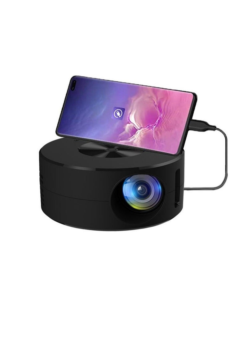 Mini LED Projector Support Mirroring Function 10W YT200 Black  - Image 1