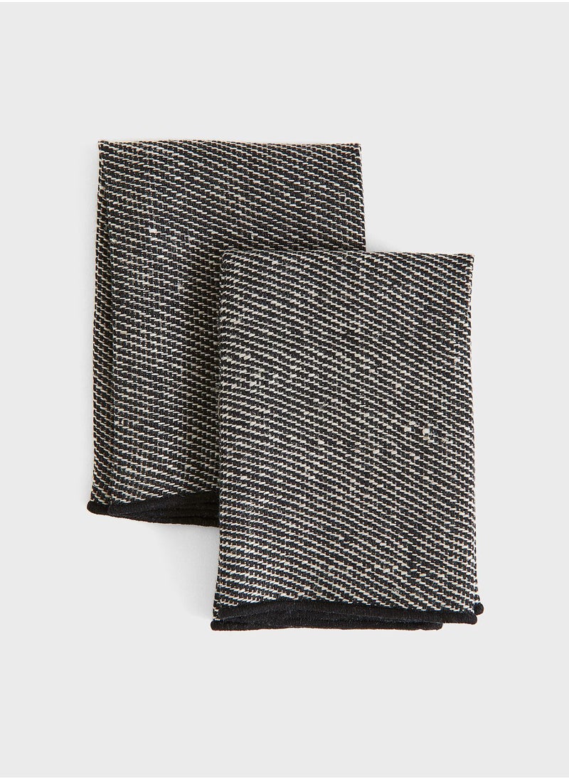 H&M - 2-Pack Linen Dishcloths - Image 1