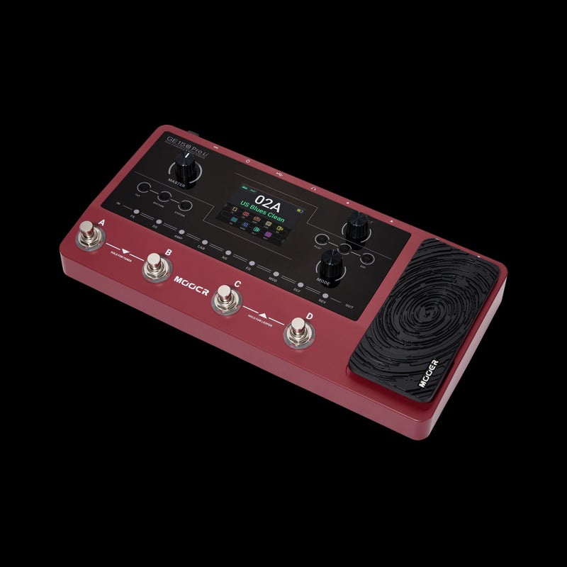 MOOER GE150 Pro Li Guitar Multi Effects Pedal, Built-in 2000mAh Lithium Battery, 55 Amp Models, 80s Stereo Looper, Drum Machine, Support IR Loading, OTG  Recording - Image 4
