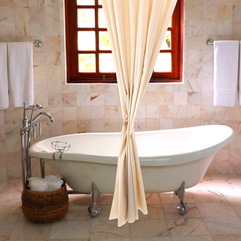 Color Shower Curtain Bathroom Water Resistant Thickened Bath Shower Curtain - Image 5