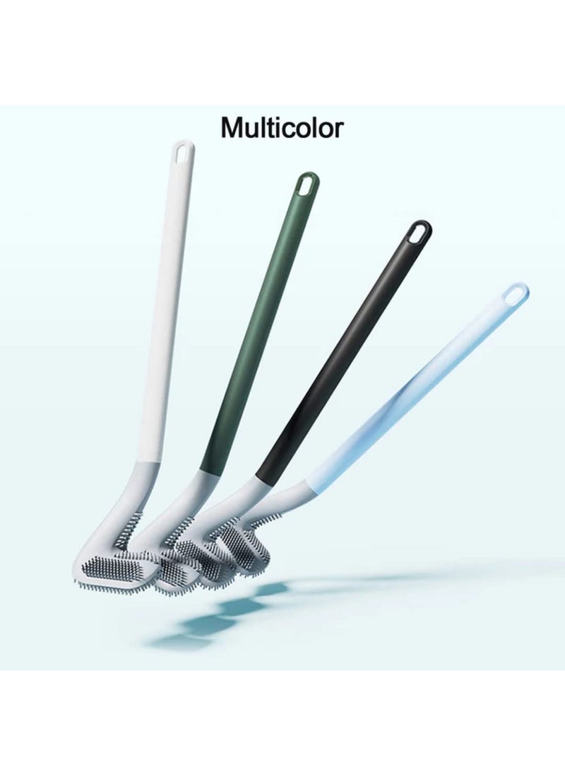 sulfar - Sulfar 2 in 1 Double Hockey Stick Shape Toilet Brush (Multicolour) - Image 1