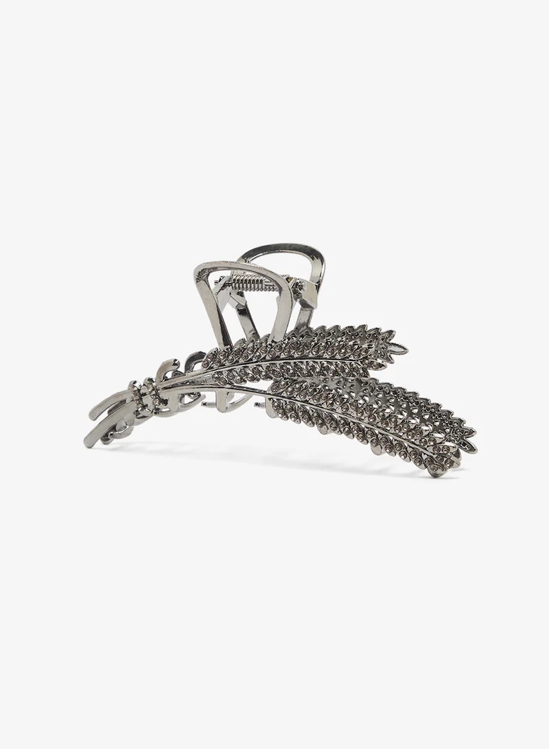 ايلا Floral Rhinestone Embellished Hair Clutch