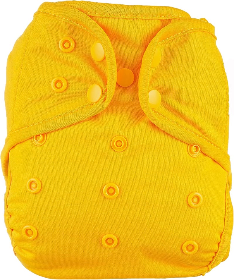 OsoCozy One Size Cloth Diaper Covers - Adjustable Snap Fit & Double Leg Gussets for Baby Boys & Girls from 8-35 Pounds. Use with Prefold, Flat or Fitted Cloth Diapers or Snap-in Inserts. - Image 1