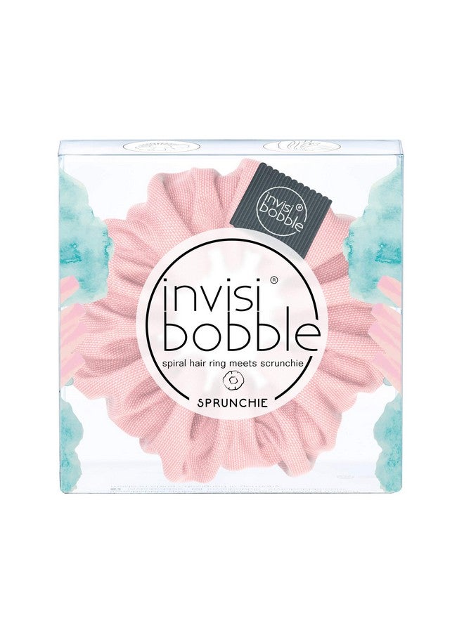 invisibobble Sprunchie No Morals, But Corals No Kink, Strong Hold 90S Trend Spiral Hair Ring Scrunchie Suitable For All Hair Types - Image 1