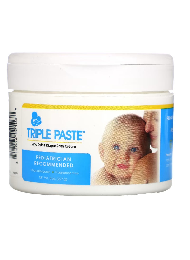 Triple Paste Zinc Oxide Diaper Rash Cream 8oz 227g - Image 1