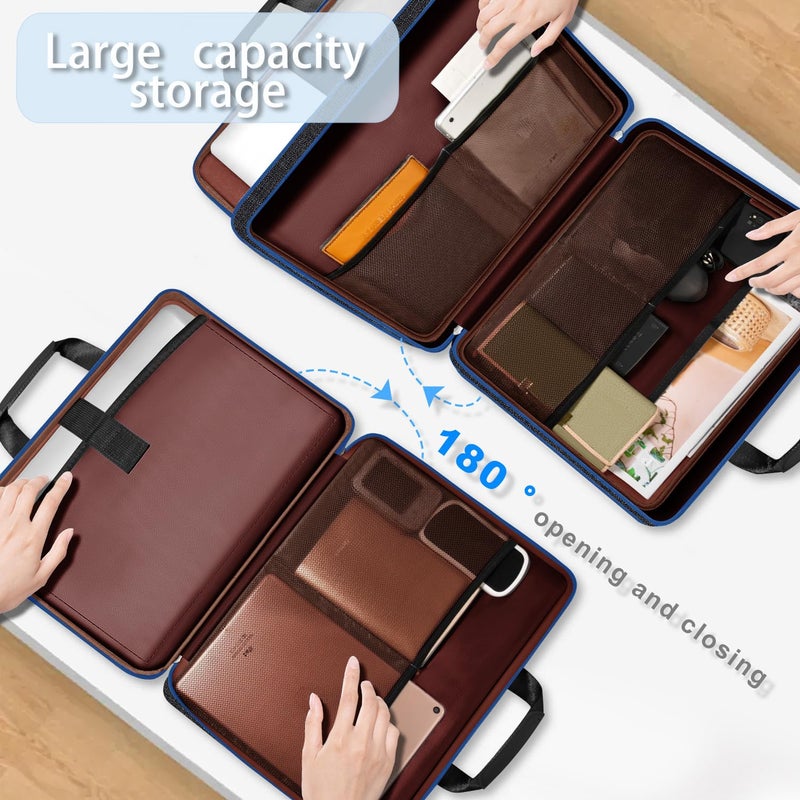 ZINZ Slim Expandable Laptop Case 15.6 Inch Sleeve Upgraded Protective Durable Recycled Carrying Case Compatible with MacBook 15" & 16" and Most 15" 15.6" 16" Notebook,B01K03 - Image 2