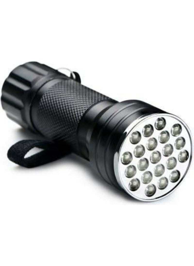 Gaman UV Flashlight 21 LED Amber, Oltu Stone Control-Ultraviolet Purple Color Flashlight PM-6351  - Image 2