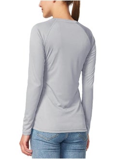 Baleaf BALEAF Women's Hiking Shirts, UPF 50+ UV Shirts Long Sleeve, Sun Protection Lightweight Quick Dry Tops for Fishing Outdoor Grey Size M  - Image 2