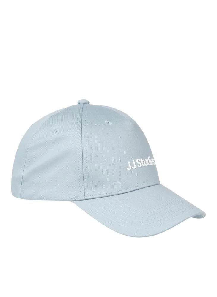 JACK & JONES Mineral Blue Logo Curve Peak Cap  | Best Price UAE