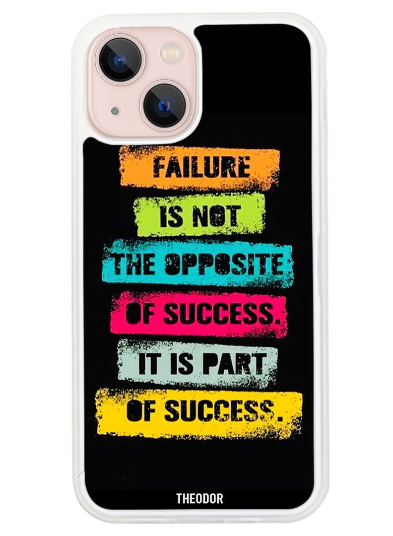 Theodor Protective Case Anti Scratch Shock Proof Cover For APPLE IPHONE 14 Failure (White Bumper) - Image 1