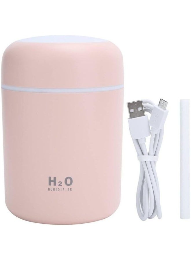 Mini USB Air Humidifier with Colorful LED Light - Portable Humidifier for Home, Office & Car - Image 3