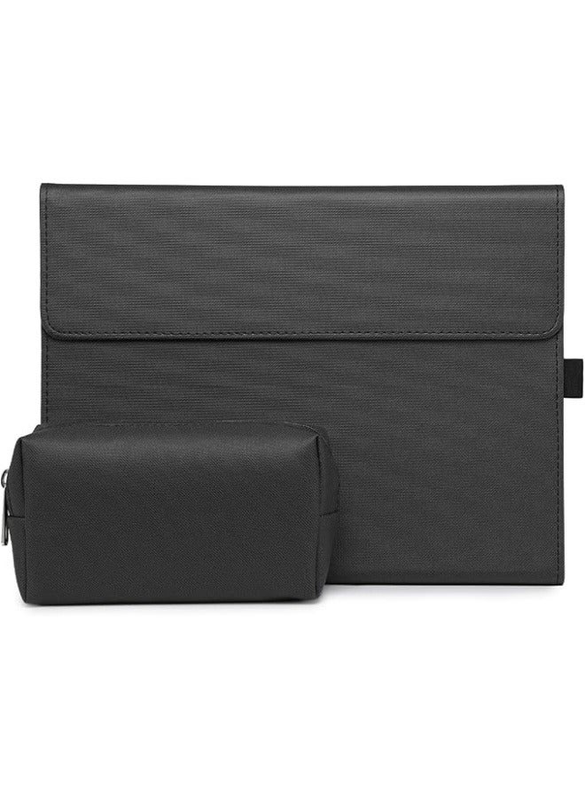 Case Compatible with Microsoft Surface Pro 11 (2024) 13-inch Tablet, All-in-One PU Protective Case Rugged Cover with Power Pack for Surface Pro 11 - Image 1