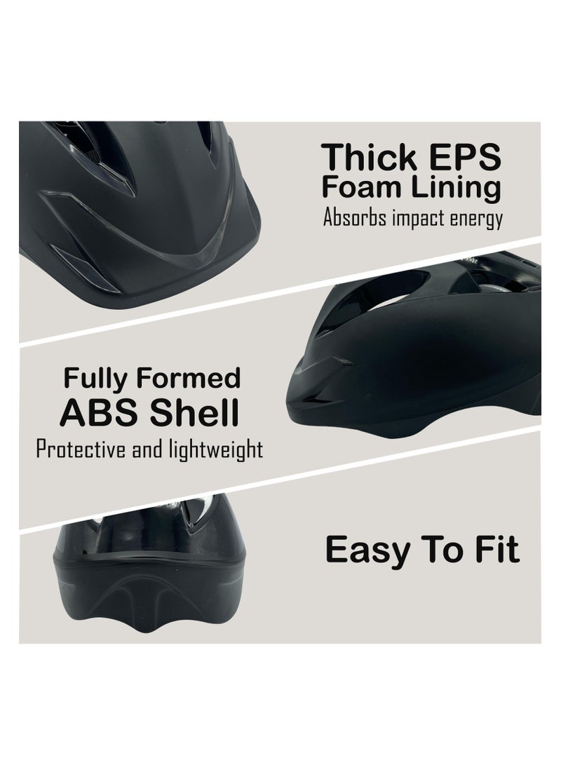 Spall Kids Bike Helmet Set Skateboard Knee Pads Kids Hellmet Elbow Pads Wrist Guards Adjustable For 3-10 Years Girl Boy Kids Protective Gear Set For Sports Cycling Bike Roller Skating Scooter  - Image 2