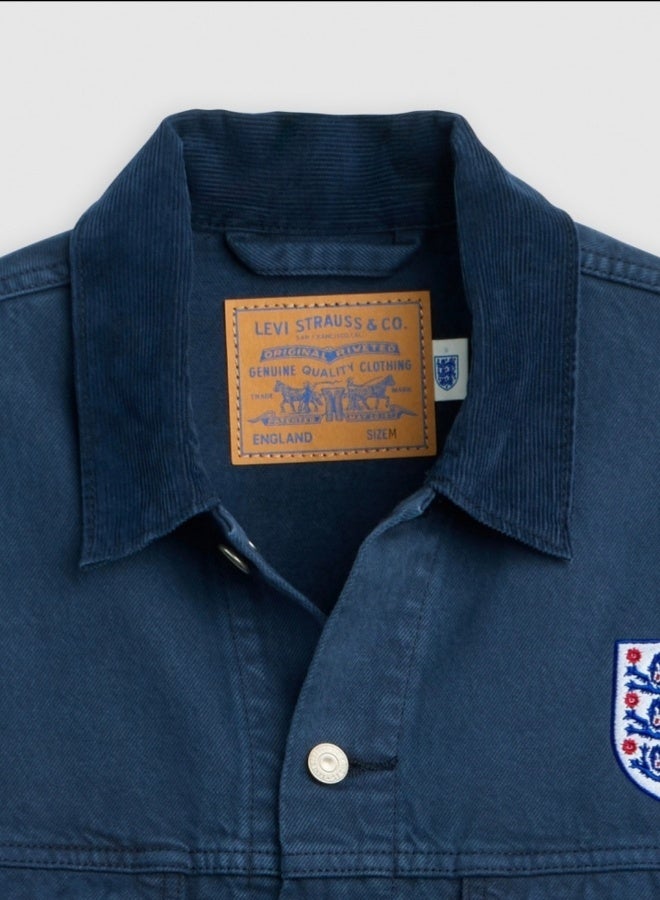 Levi's SS26 Denim Jacket England National Team Three Lions Embroidery Unisex - Image 4