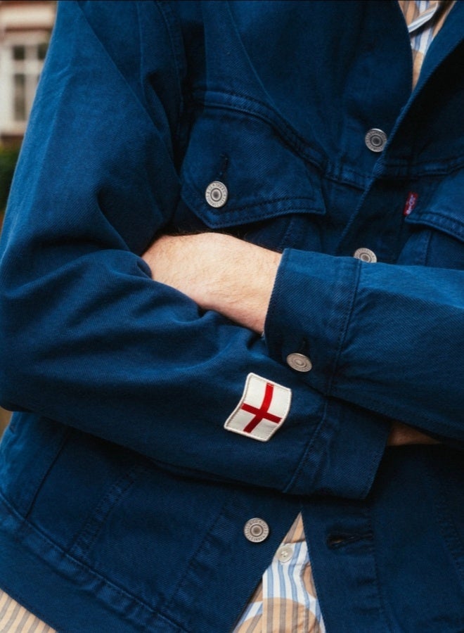 Levi's SS26 Denim Jacket England National Team Three Lions Embroidery Unisex - Image 5
