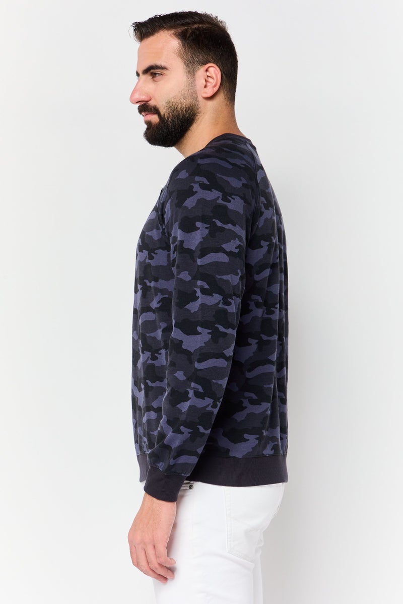 90 Degree By Reflex Men Sportswear Fit Camouflage Long Sleeve Outdoor Sweatshirt, Multicolor - Image 4