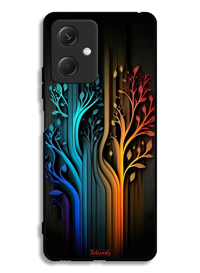 Tolwak Xiaomi Redmi Note 12 Protective Case Cover Tree Leaves Art - Image 2