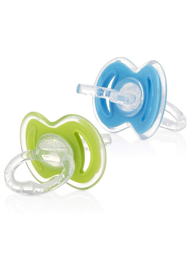 Nuby 2-Pack Gum-eez Pacifier Teethers, Colors May Vary - Image 1