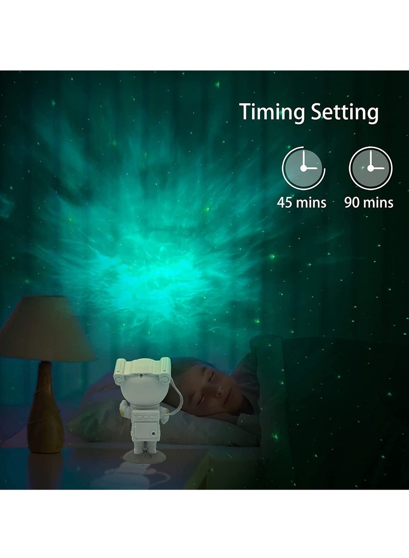 Space Buddy Projector, Astronaut Light Projector, Star Galaxy Night Lights, Nebula Galaxy with Timer and Remote, Kids Gaming Room Bedroom Decor, Christmas, Great Gift for Kids - Image 4