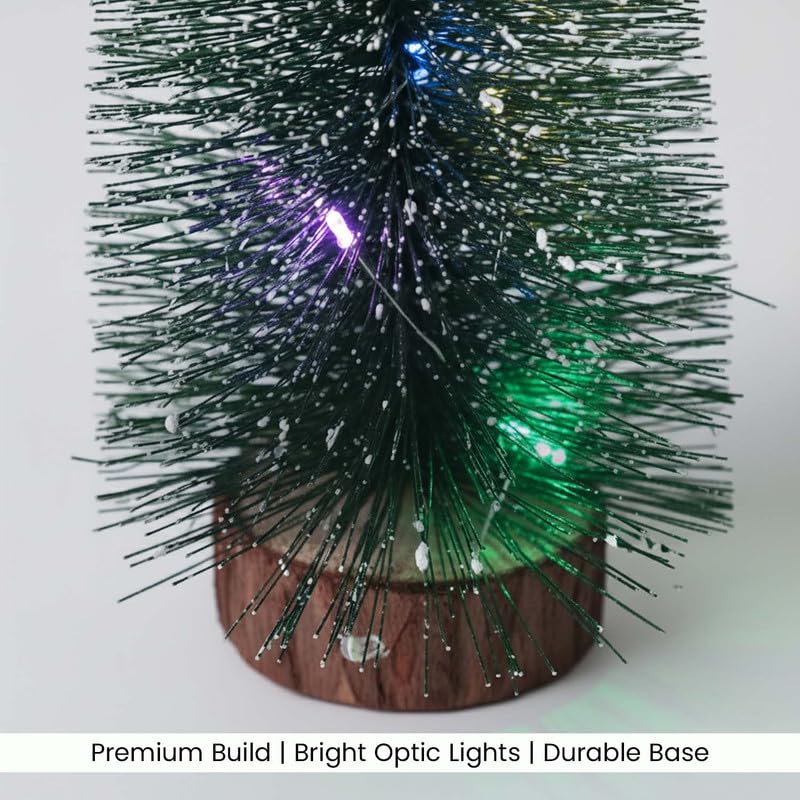 BIANCO Green Mini Christmas Tree with Multi-Color LED Lights | Decorative Tabletop Pine Tree for Home, Office, Living Room, Christmas & New Year Decoration | Perfect for Christmas décor & Gifting - Image 4