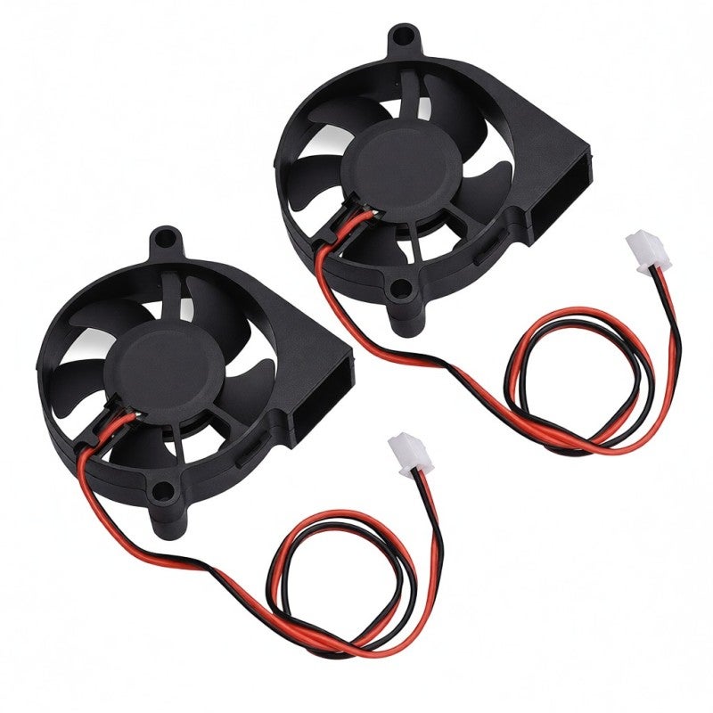 Brushless High Speed 5015 Fan: 50x50x15Mm, Strong Wind Force Low Noise, 12V, 2-Pin Connector Easy Installation - Stable Long Life for 3D Printer Cooling - Image 1