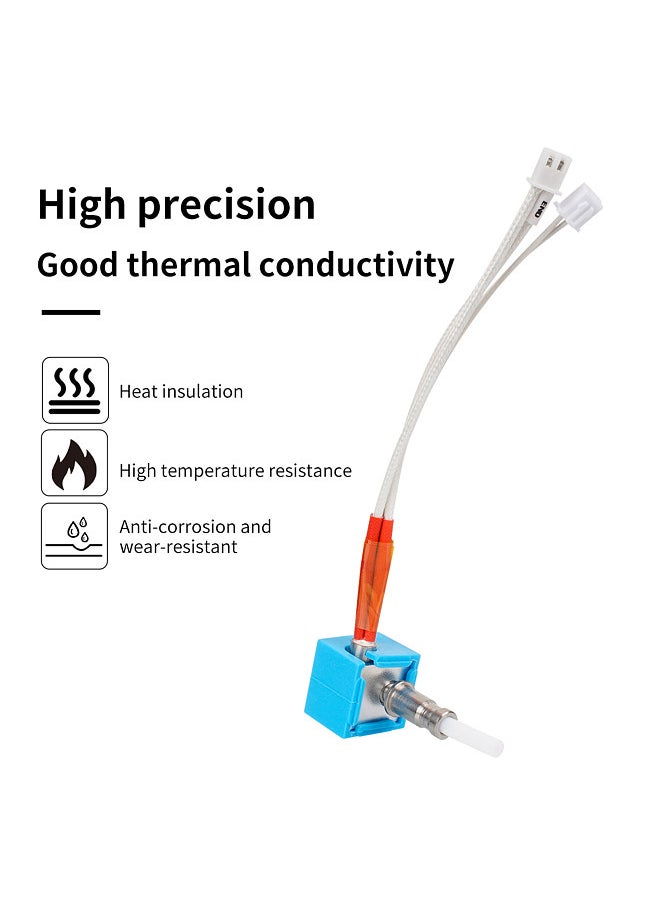 Generic - Kobra Hotend 24V40W for 3D Printer Replacement Compatible with Anycubic Kobra 3D Printer with Brass Nozzle and Aluminum Heat Block Head Extruder 0.4mm Nozzle Suitable for 1.75mm Filaments - Image 1