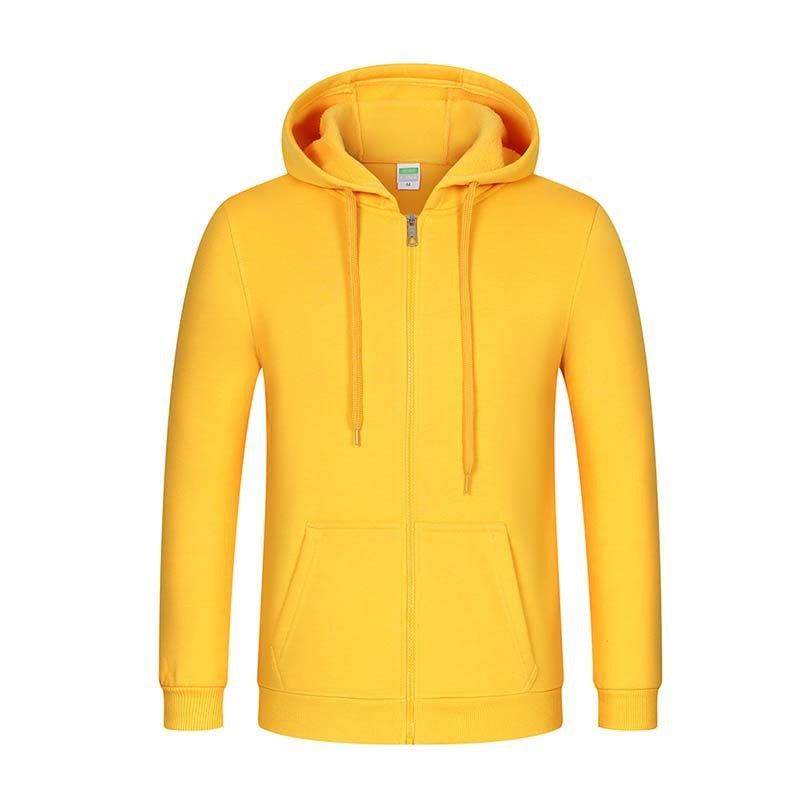 Summer spot blue no liner ordinary casual collarless hooded cotton three-dimensional patch bag zipper sweater wholesale printing Hole Blue  - Image 4