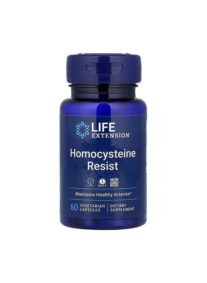 مقاومة الهوموسيستين، 60 كبسولة نباتية