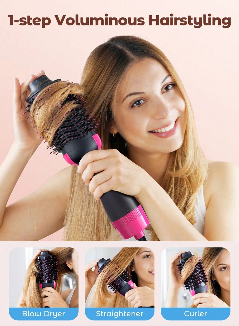 One Step 4-in-1 Hair Dryer & Volumizer Brush – One-Step Hair Dryer & Styler for Curling & Straightening - Image 2