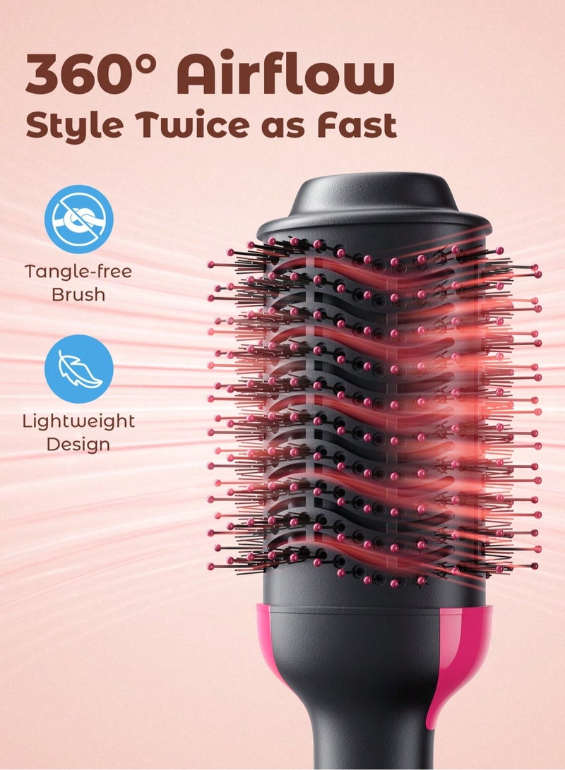 One Step 4-in-1 Hair Dryer & Volumizer Brush – One-Step Hair Dryer & Styler for Curling & Straightening - Image 3
