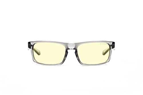 GUNNAR Premium Gaming and Computer Glasses Blocks 65 Blue Light Enigma Smoke Amber Tint - Image 1
