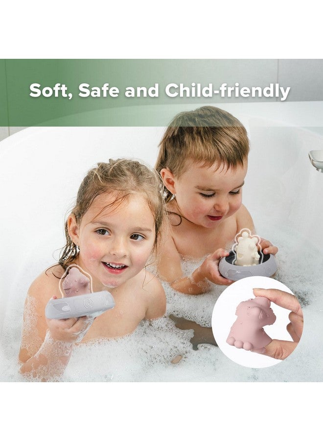 Haakaa Alien Explorers Baby Bath Toys, Food Grade Silicone Toddler Squirt Water Toys for Bathtubs/Swimming Pools/Beaches, Detachable Mold Free Floating Tub Toys for Kids Ages 1-3 (Nova+Jupiter) - Image 5