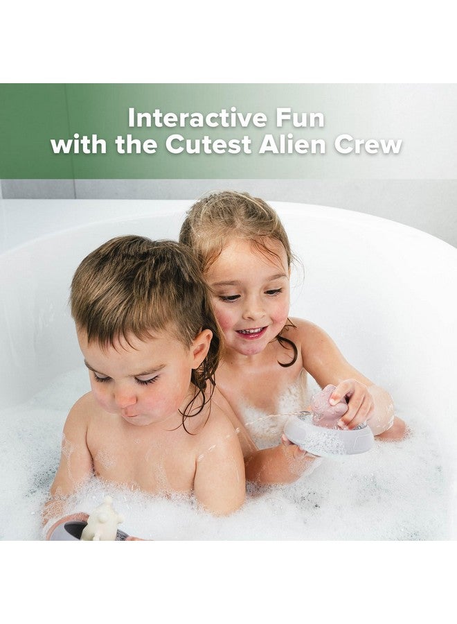 Haakaa Alien Explorers Baby Bath Toys, Food Grade Silicone Toddler Squirt Water Toys for Bathtubs/Swimming Pools/Beaches, Detachable Mold Free Floating Tub Toys for Kids Ages 1-3 (Nova+Jupiter) - Image 2