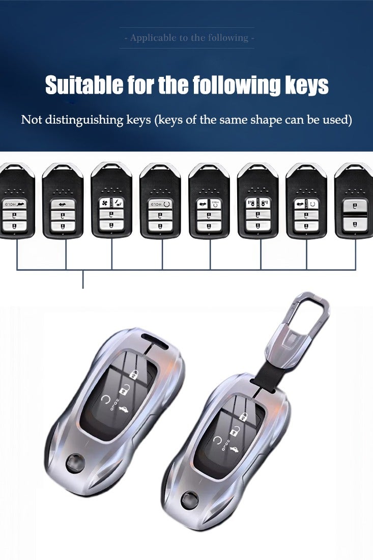 ملحقات مفتاح السيارة الأكمام ، مناسبة لكمام مفتاح السيارة هوندا ، الراقية ، مقاومة للارتداء ، تحمي مفاتيح سيارتك بشكل أفضل ، مثالية. - Image 5