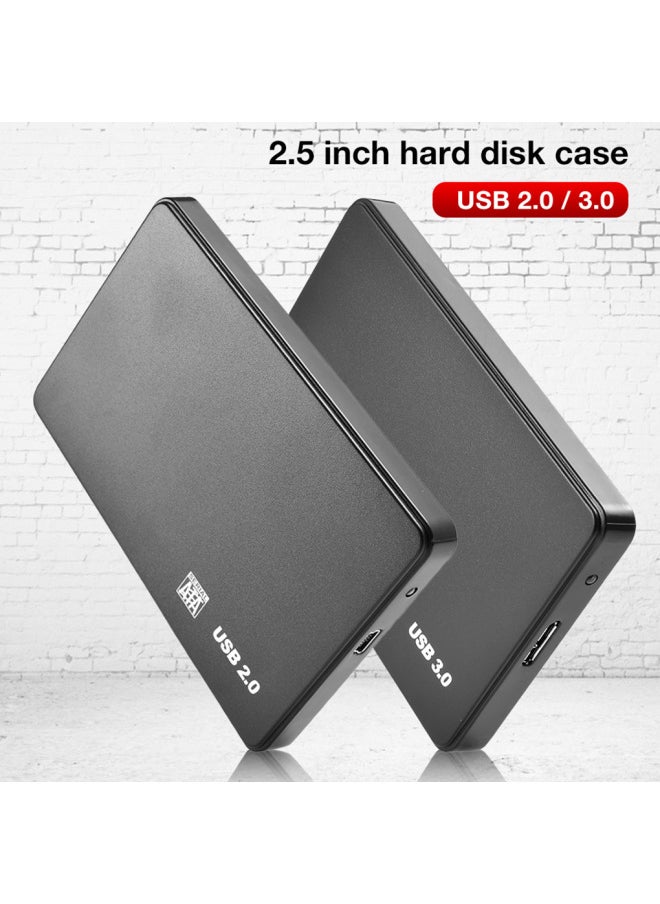 Source Manufacturer 2.5 Inch To USB3.0 Support SATA Serial Mechanical Solid SSD Screw-free Mobile Hard Disk Box-Color:Black