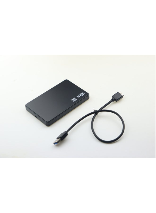 Source Manufacturer 2.5 Inch To USB3.0 Support SATA Serial Mechanical Solid SSD Screw-free Mobile Hard Disk Box-Color:Black