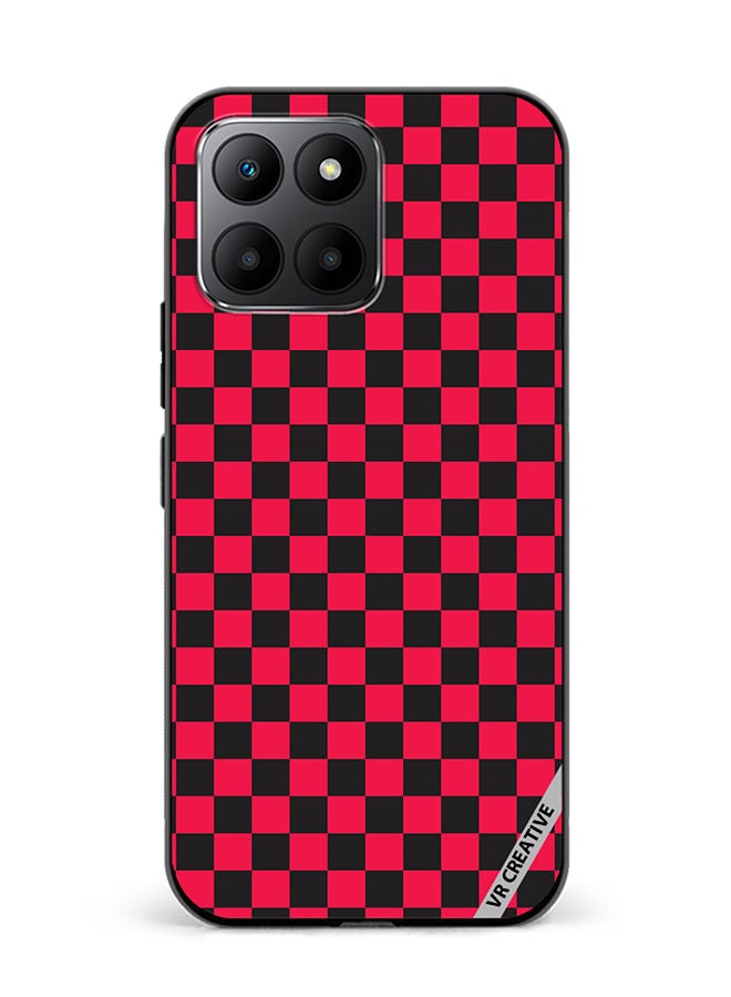 VR CREATIVE Protective Case Cover For Honor 70 Lite Checkerboard Vector Seamless Pattern Design Multicolour - Image 1