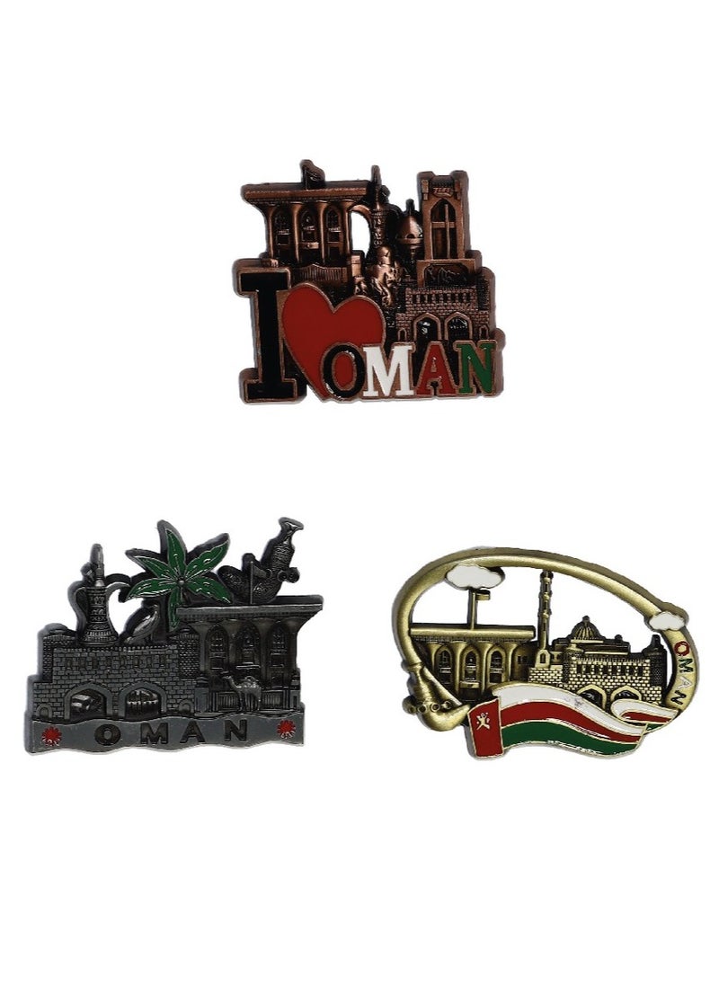 3-piece Oman Souvenir Magnet Arabian Heritage 10 cm - pzsku/Z7E9D2D47C742087ED83CZ/45/_/1704282136/15ce8fcc-8d25-43d4-b23a-1f816d4193e3