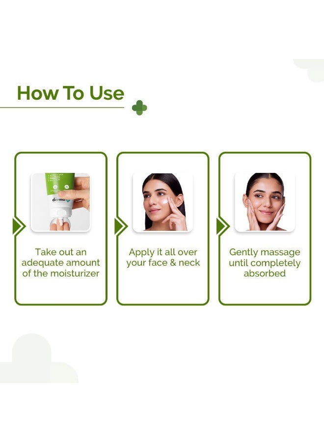 ذا ديرما كو مرطب الوجه الخالي من الزيوت بحمض الساليسيليك 1% من The Derma Co مع مستخلص الشوفان لحب الشباب النشط - 50 جم - Image 5