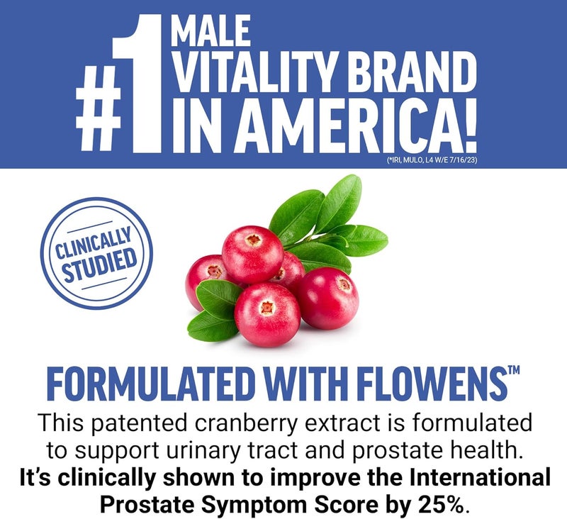 FORCE FACTOR Prostate Advanced Health Supplement for Men for Reducing Nighttime Bathroom Trips Bladder  Urinary Relief with Saw Palmetto BetaSitosterol 180 Tablets 1Pack - Image 4