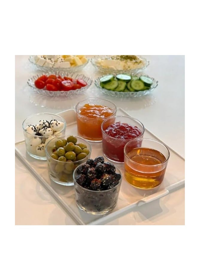 باساباتشي Pasabahce Bistro Small Bowl Set of 12 bowls -(82.5*59mm)-220 cc-Turkey Made - Image 3