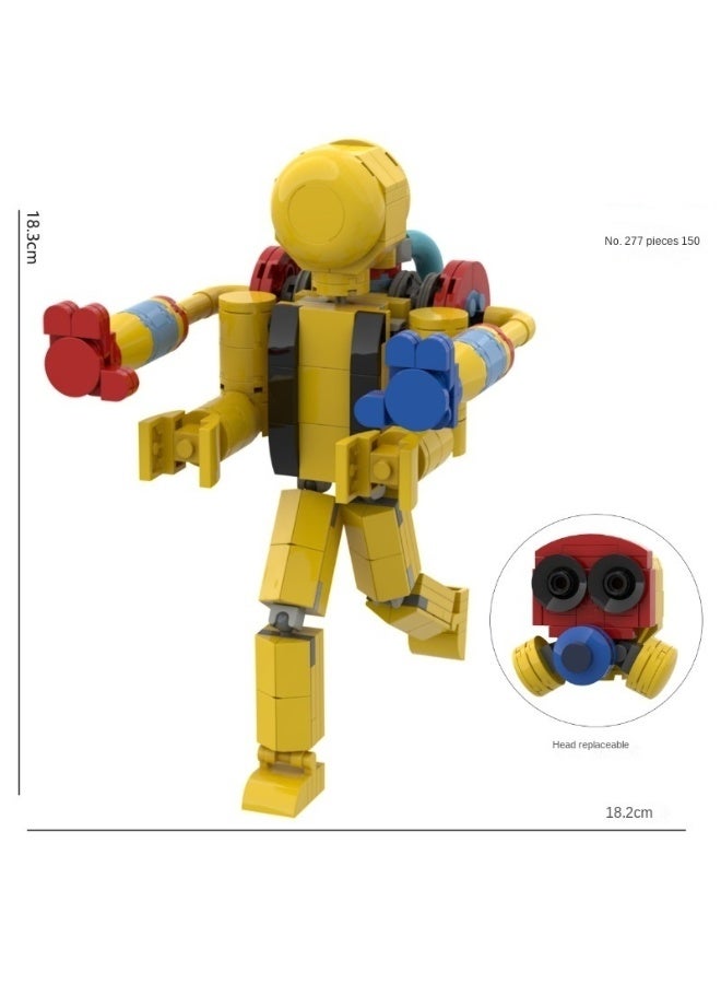 Building Block Set,Poppy Playtime 5 Game Model Toys Ideas Collectible Building Bricks Birthday Gift