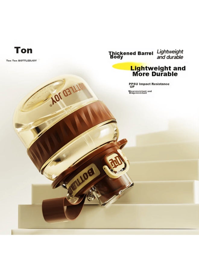 Bottled Joy Dundun Large Capacity Sports Water Bottle, Dundun Plastic Water Bottle For Students, Dundun Cool Ppsu Cup - Image 5