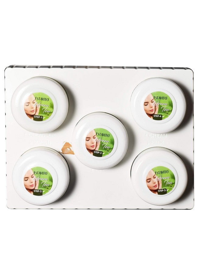 ESTAVITO Green Tea Facial Kit 1000g |Anti-Oxidant| Keeps your skin hydrated and healthy| - Image 3