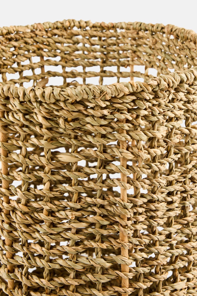 Muy Mucho Natural Fiber Lampshade, Tan  - Image 3