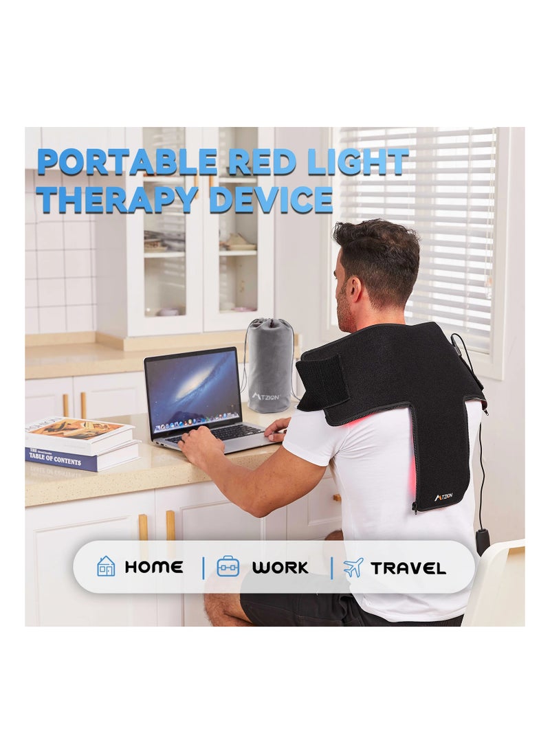 SYOSI - Red Light Therapy Hat for Hair Regrow Brain Relax Cap Body Pain Relief, Infrared Light Hat Near IR Therapy Hat Healing Light Hat with 155 LEDs Migraine Relief Device,Treat Thinning Hair - Image 1